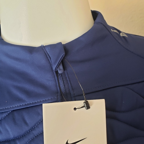 Nike winter warrior padded drill top pullover blue extra large XL new - Picture 6 of 15